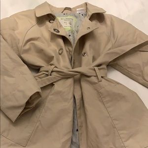 Zara kids girls trench coat/ rain coat